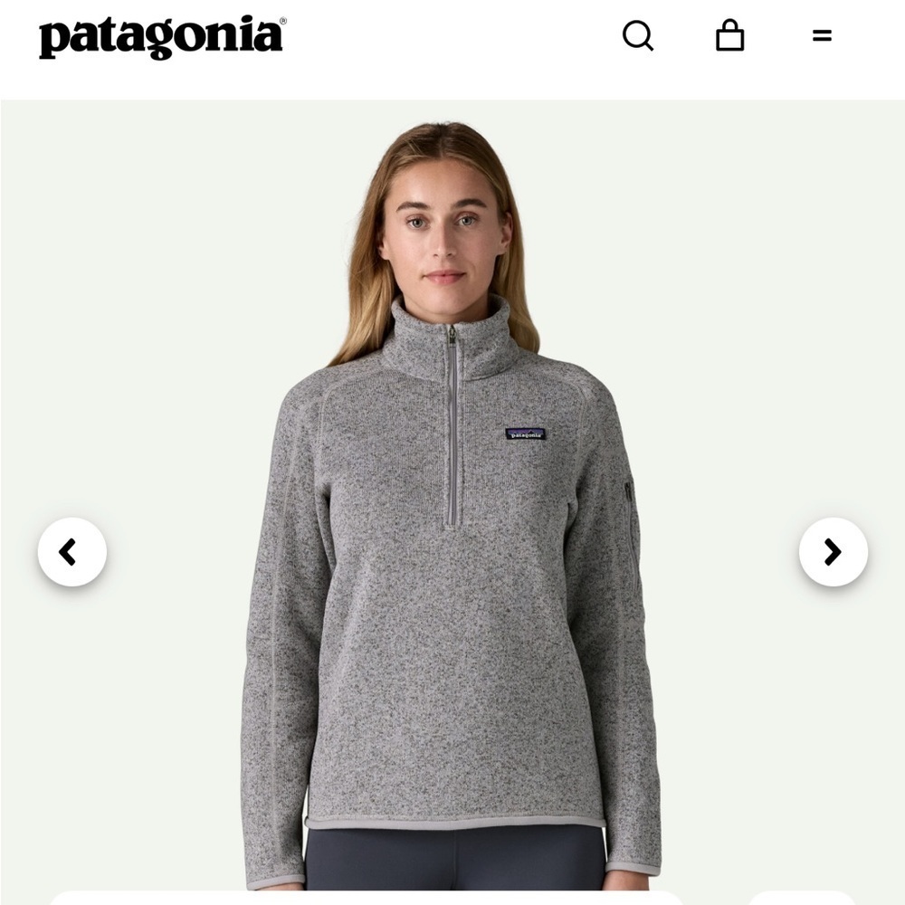NWOT Patagonia Women's Better Sweater® 1/4-Zip Fleece